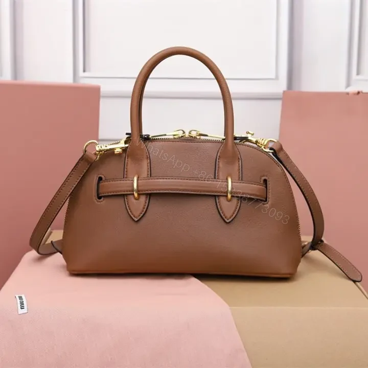 View 2 of 高仿miumiu*Aventure系列5BB169手提包棕色小號免檢版