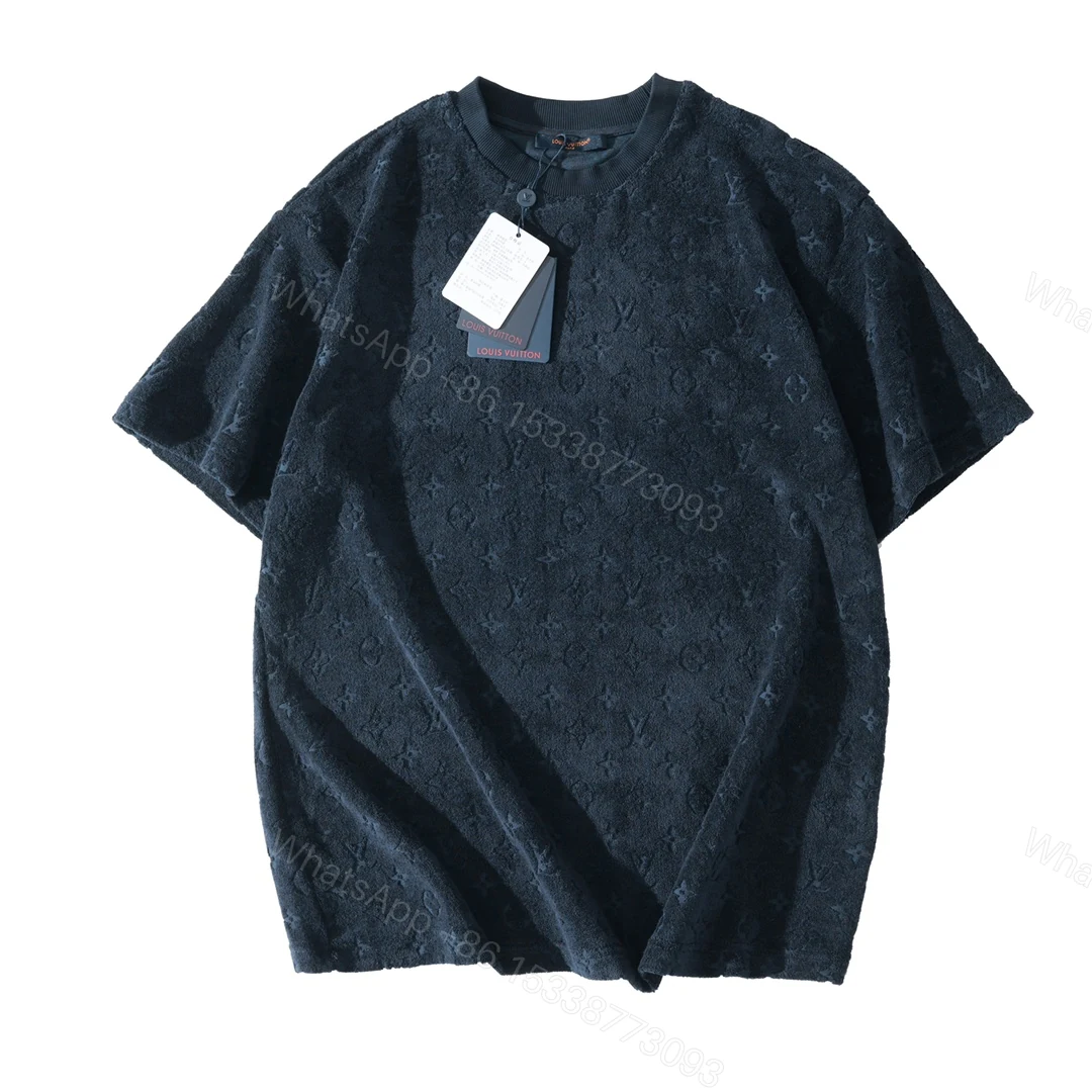LV A貨 男款 浮雕Logo短袖T恤 簡約百搭潮流款 — view 1