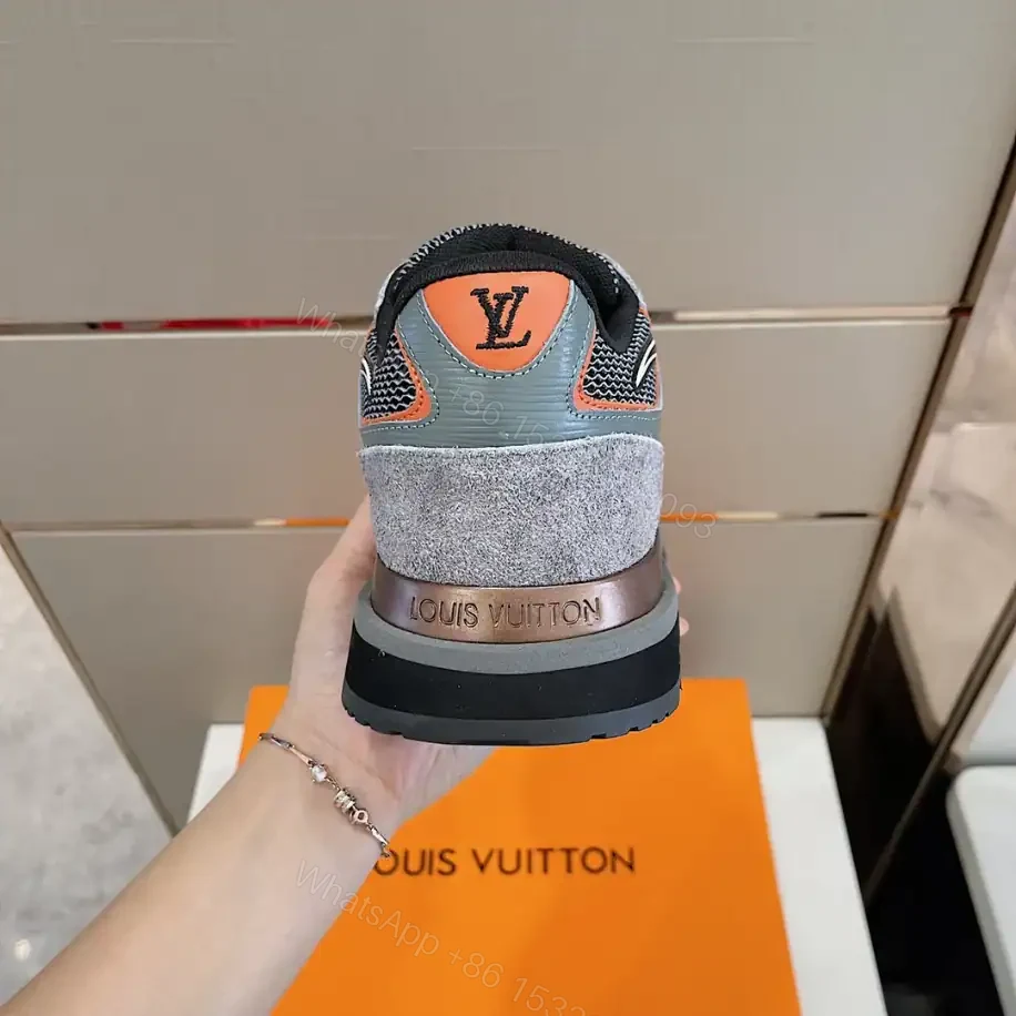 View 6 of LOUIS VUITTON RUN AWAY SNEAKERS IN GREY AND BLACK – LSVT359