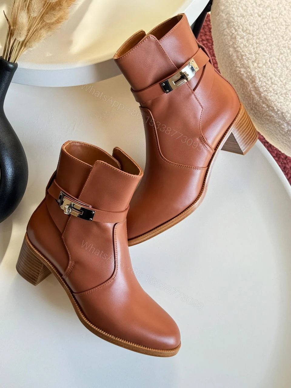 View 6 of Hermes Frenchie 50 ankle boot
