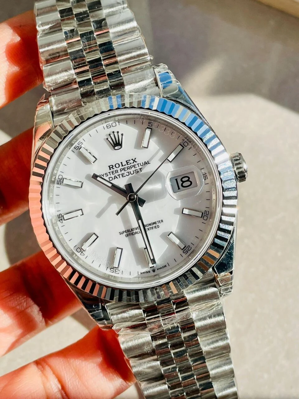 View 3 of SS VS Factory 1:1 Rolex DateJust 41 Best Edition 904L Steel White Dial