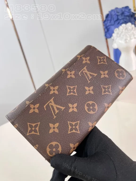 View 2 of Compact LV Monogram Wallet: Structured Luxury, Everyday Elegance