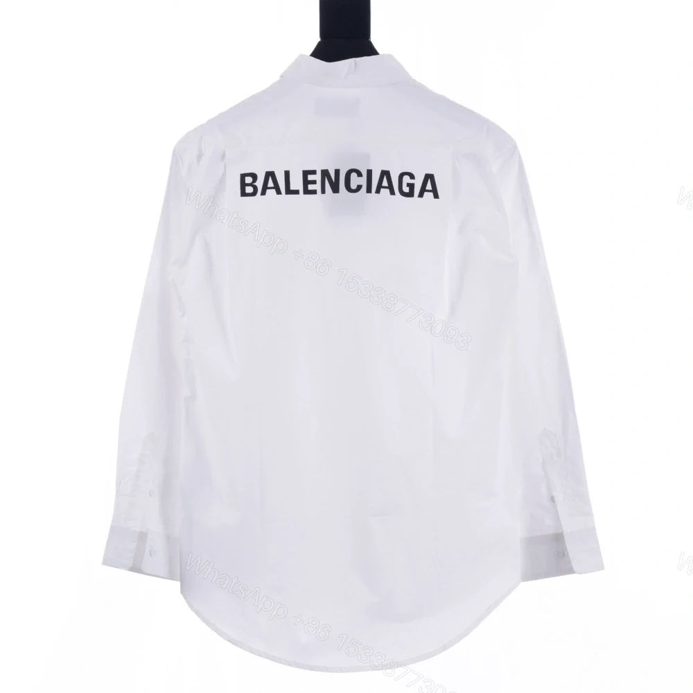 View 2 of 高仿Balenciaga*SS24系列725377長袖襯衫白色