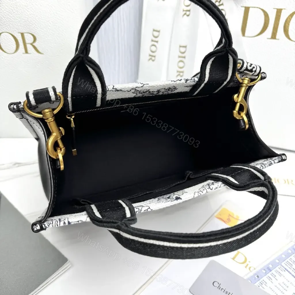 View 8 of Monochrome Luxe Tote: Structured Compact Everyday Carry