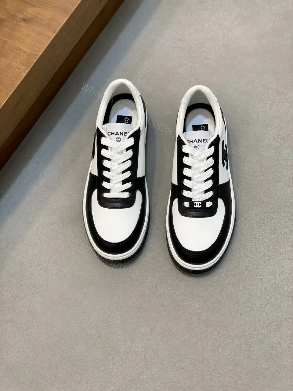 View 5 of Monochrome Luxe Low-Top Sneakers: Signature Comfort