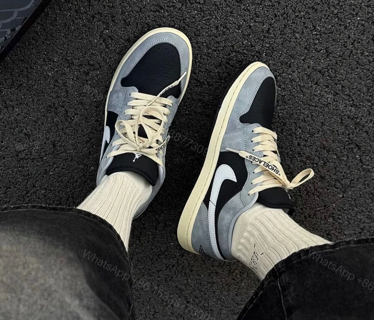 View 5 of Air Jordan 1 Retro Low Reverse Shadow First Copy Shoes | COD India