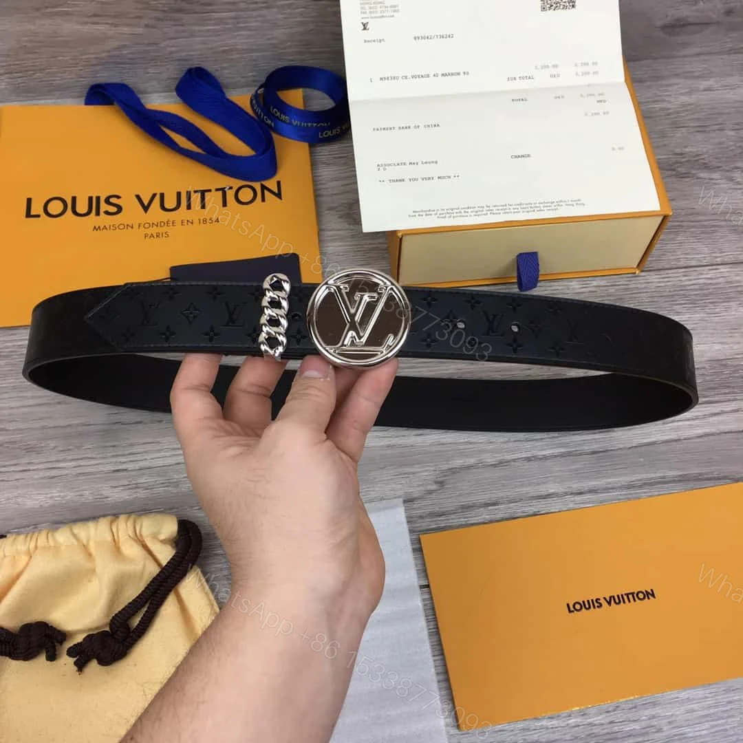 View 2 of LOUIS VUITTON LV CIRCLE BELT – B138