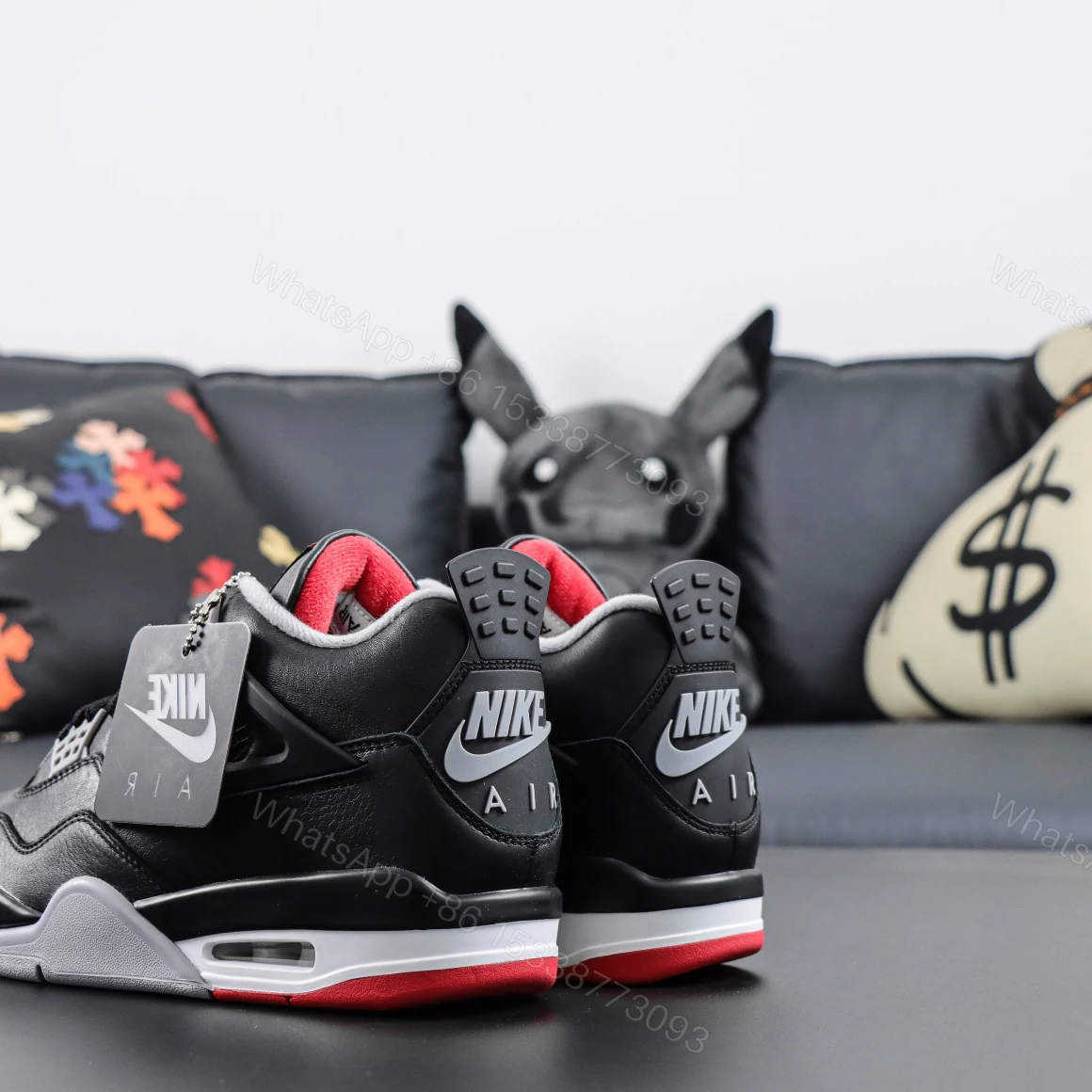 View 5 of Air Jordan 4 Bred Reimagined Reps