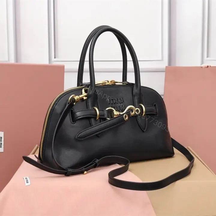 View 3 of 高仿miumiu*Aventure系列5BB168手提包黑色免檢版