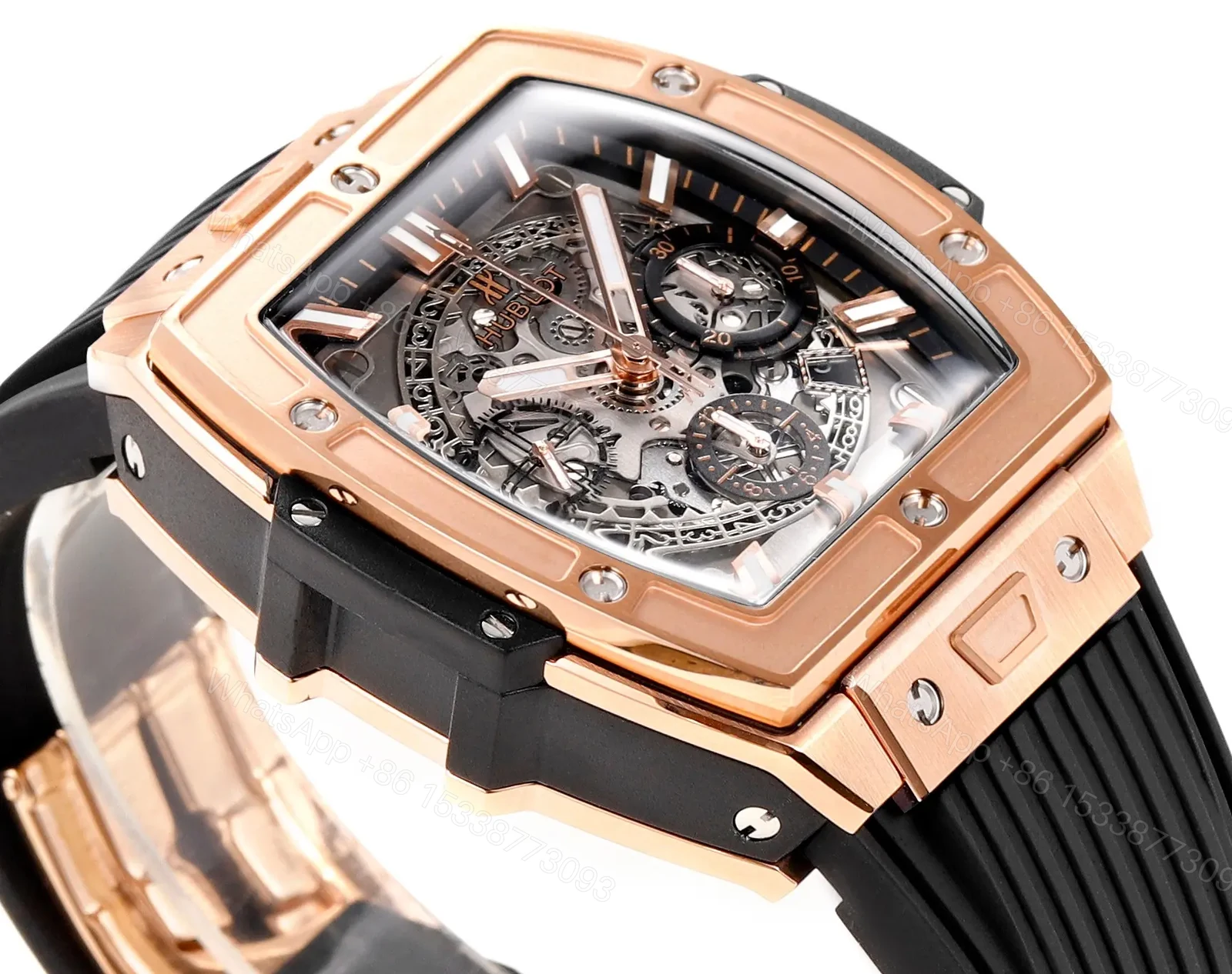 View 3 of HB Factory Hublot Spirit of Big Bang Rose Gold Black