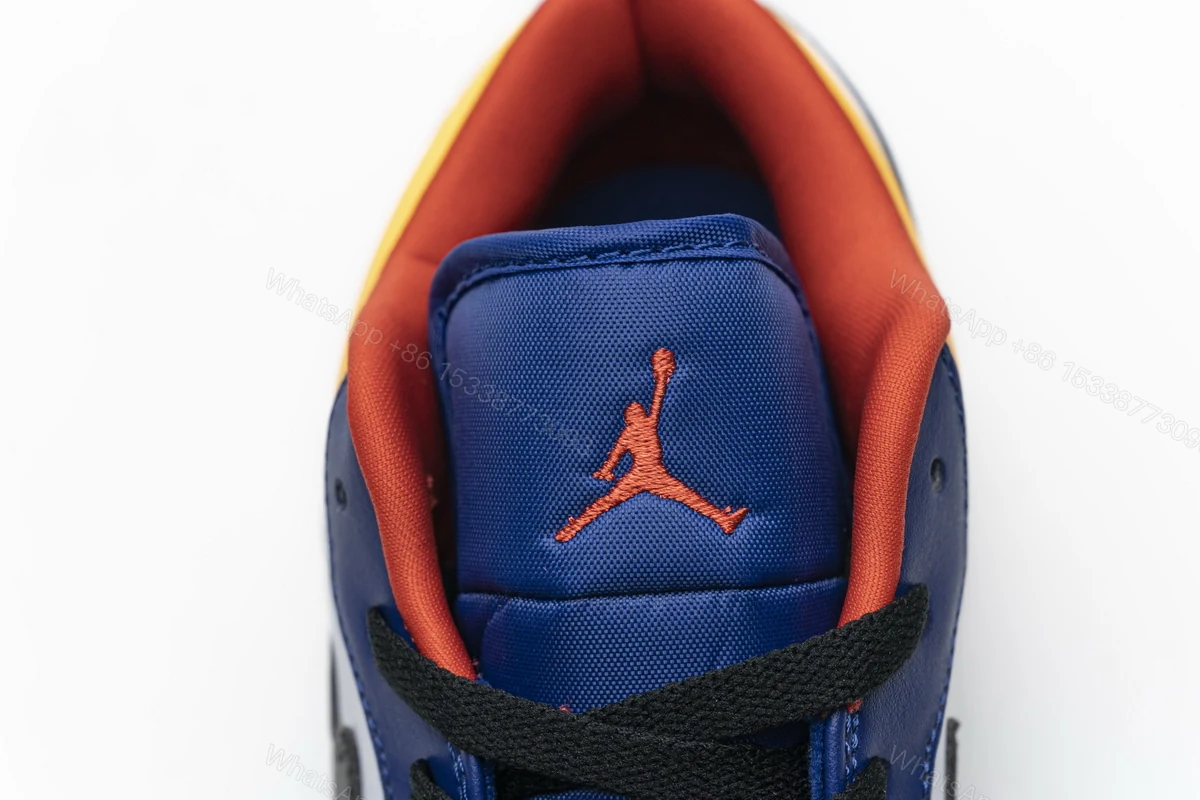 View 8 of Air Jordan 1 Low Royal Yellow 553558-123
