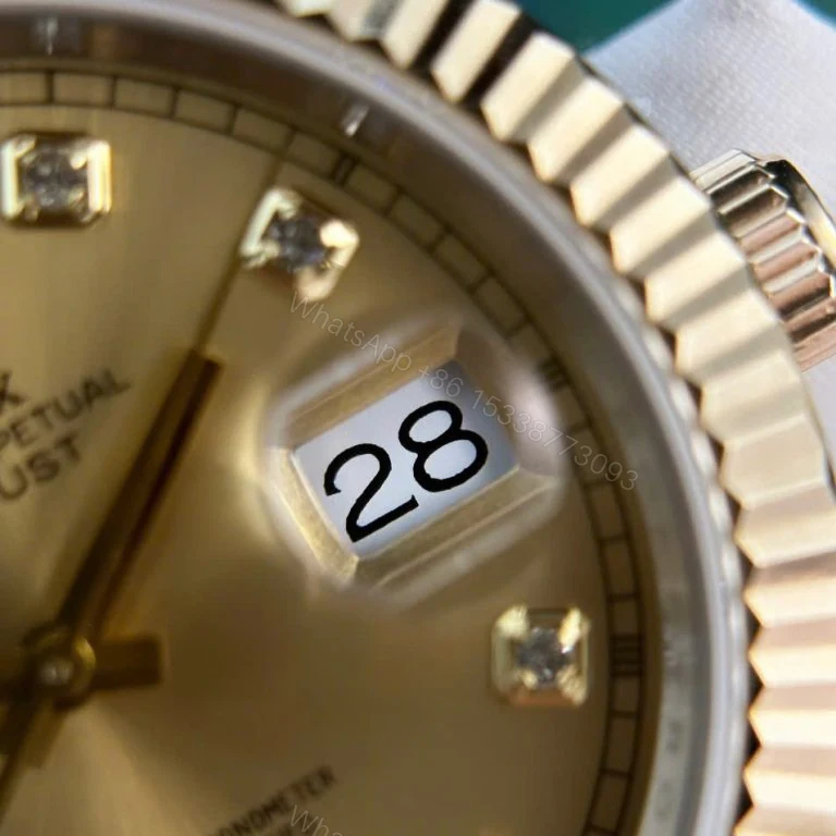 View 5 of Datejust 41mm Gold Wrapped Super Clone Champagne Dial