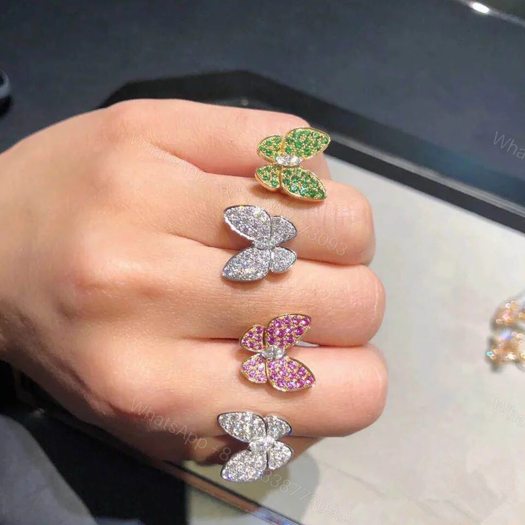 View 9 of VCA Two Butterfly Between the Finger ring