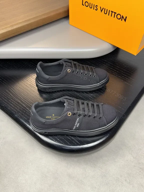 View 7 of Minimalist Black Knit Sneaker â€” Subtle LV Accent, All-Day Comfort