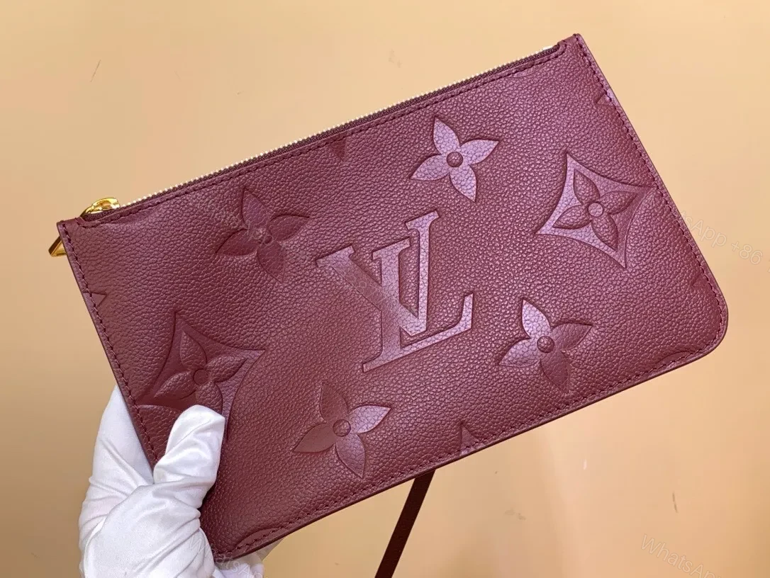 View 7 of Louis Vuitton LV Never Full Plum Red Handbags 32x29x17cm