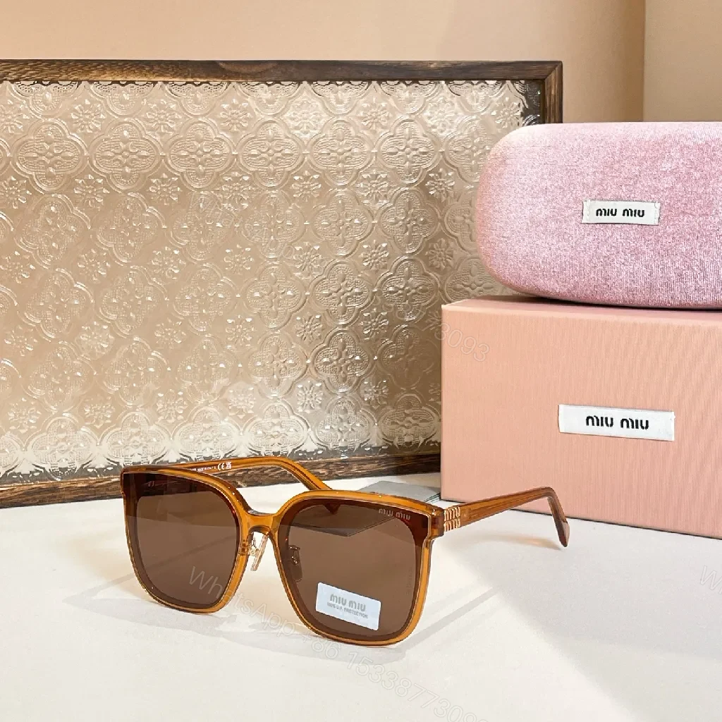 View 2 of Chic Tortoise Sunglasses â€“ Premium Acetate, UV400, Miu Miu