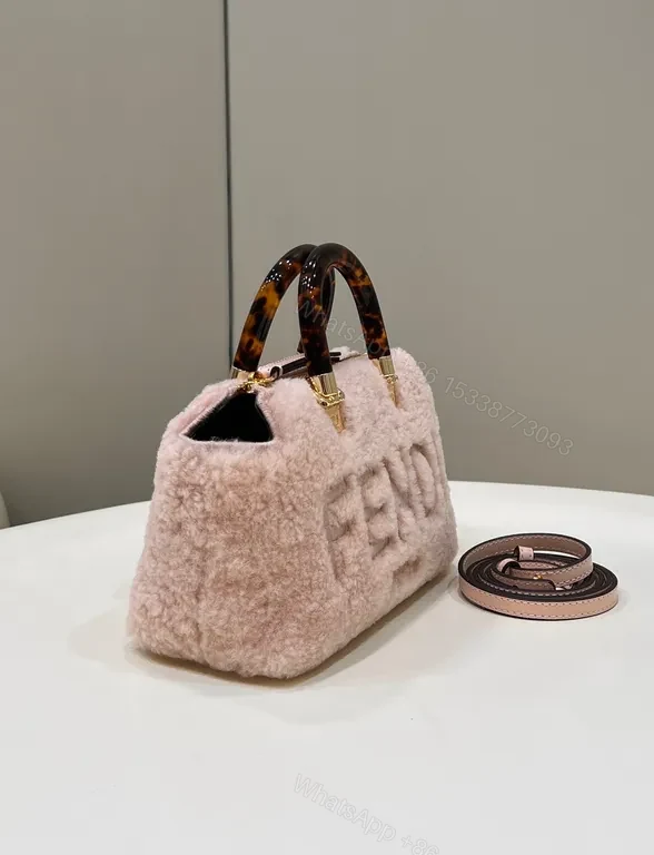 View 4 of Luxed Everyday Tote: Plush Fur, Fendi Flair Bag
