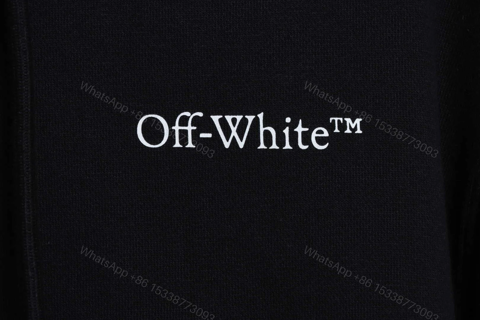 View 8 of Off-White Vintage Classical Religious Oil Painting Hoodie