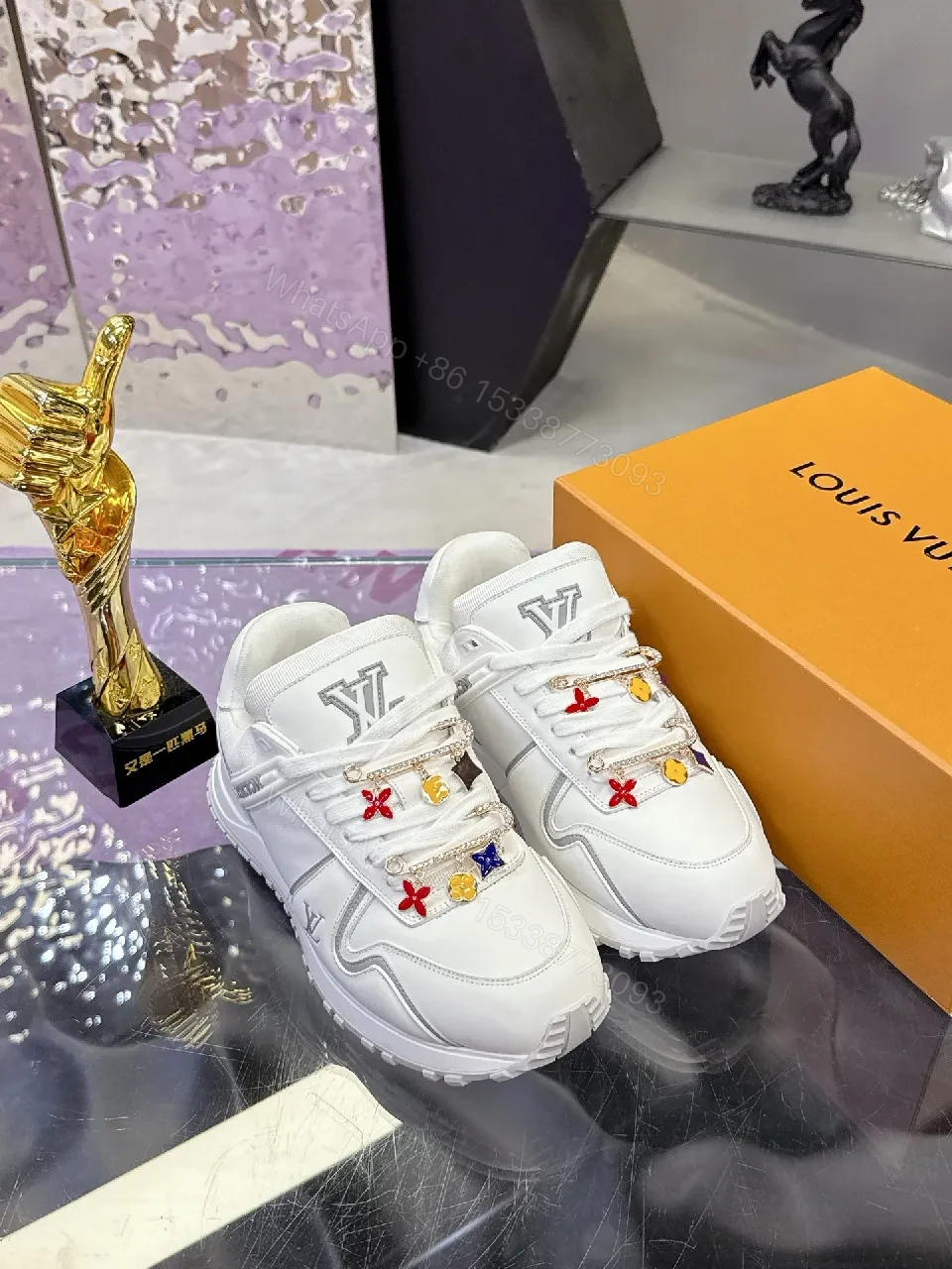 View 2 of White Leather Luxe Runner: Modern, Comfort-Driven Sneakers
