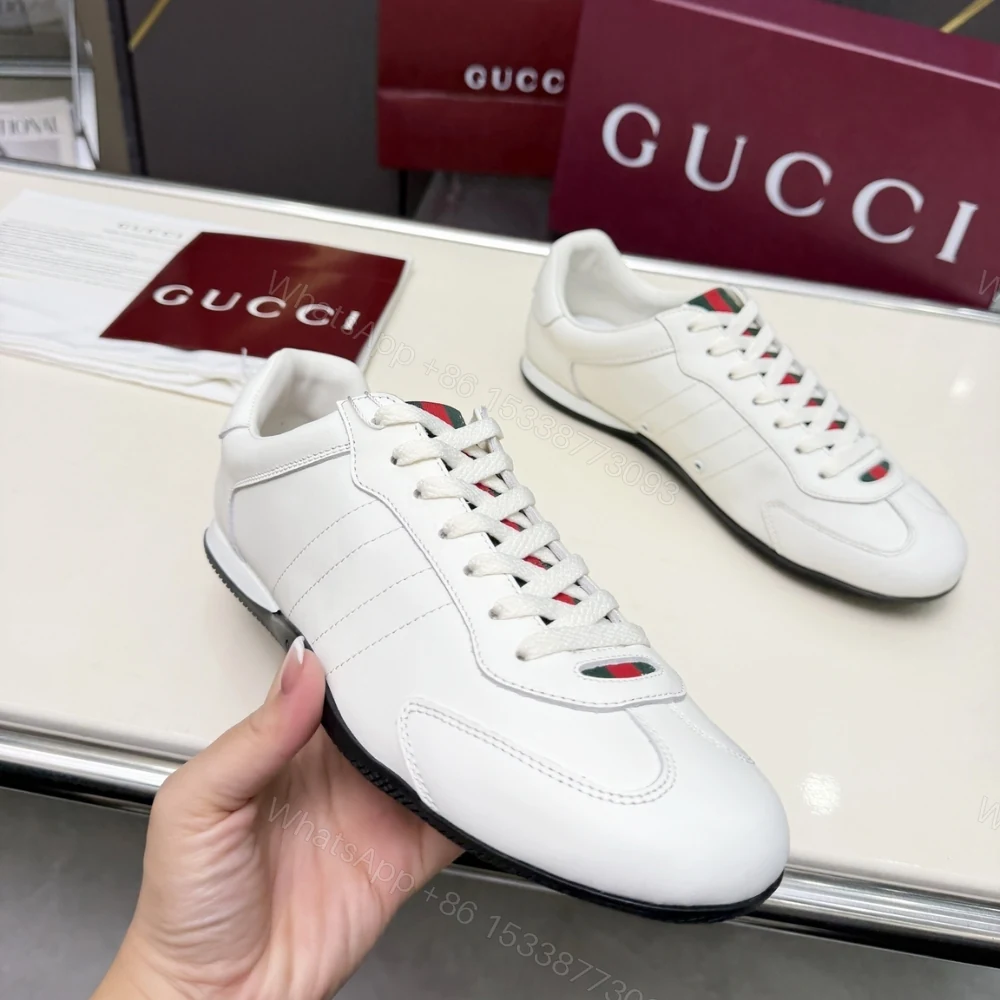 View 3 of Gucci Men Shift Trainers White