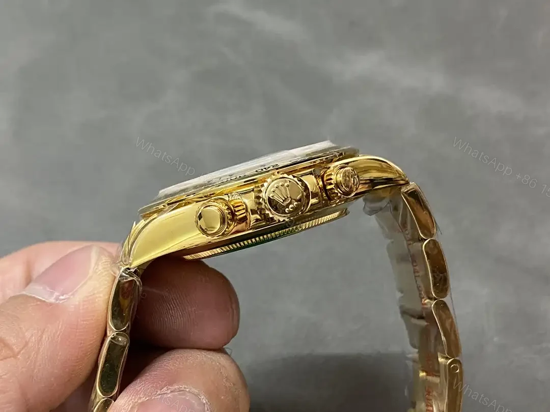View 6 of Rolex Cosmograph Daytona Yellow Gold Black Dial Oyster Bracelet 40mm 116508-0009