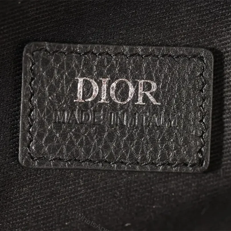 View 8 of 高仿Dior*Safari系列郵差包Oblique印花黑免檢版
