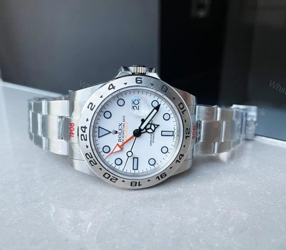 View 3 of GMF Factory 1:1 Rolex EXPLORER II 42MM 216570 WHITE 904L SS BEST EDITION WHITE DIAL A3186
