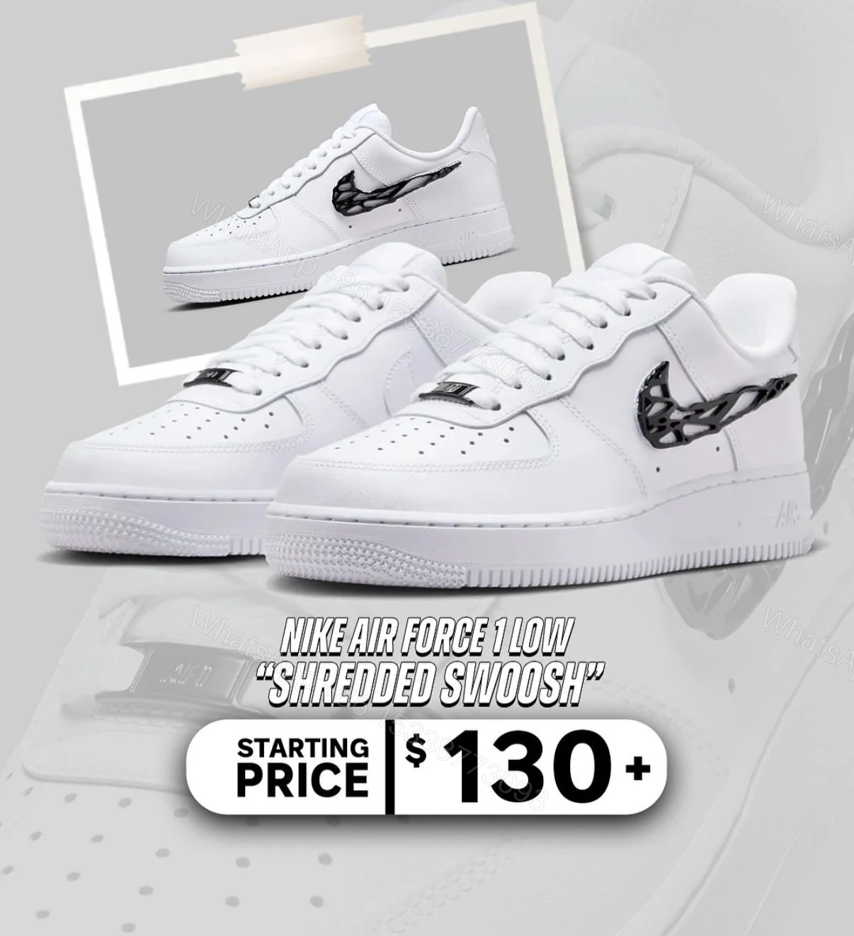 View 2 of FIRST COPY NIKE AIRFORCE ONE MOLTEN METAL VENOM