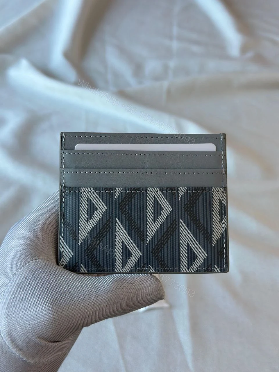 View 4 of Dior Card Holder with three card slots