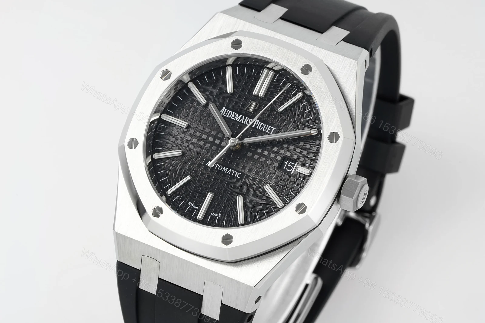 View 2 of Royal Oak 15400 1:1 Best Edition SS/RU Black Textured Dial Super Clone