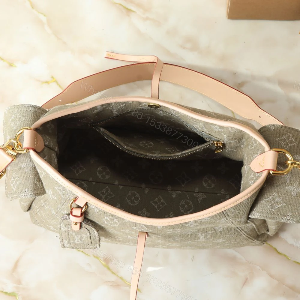 View 5 of Louis Vuitton Carryall Cargo PM Khaki Denim 33Cm M27623