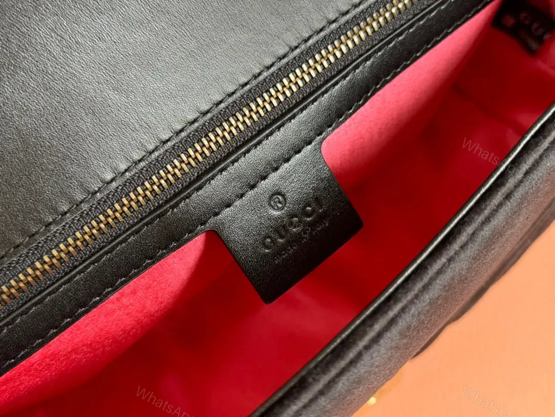 View 6 of GUCCI 26S GG MARMONT MATELASSE 26 IN BLACK VELVET