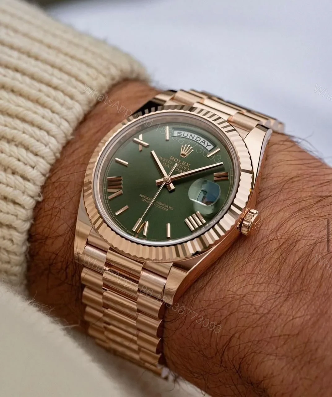Rolex DateJust Green Ombre — view 1