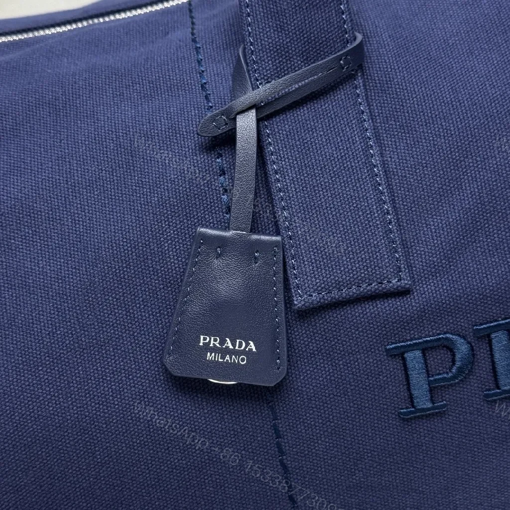 View 6 of Structured Navy Duffle: Modern, Durable, Subtle Luxury
