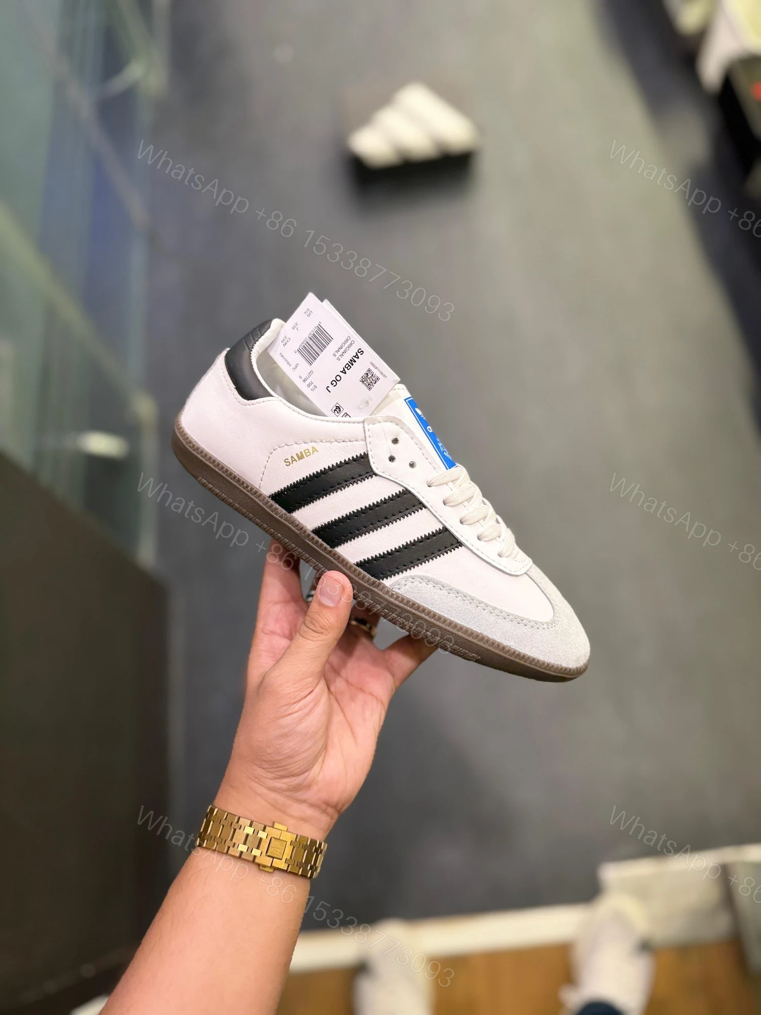 View 7 of ADIDAS ORIGINALS SAMBA BASIC WHITE