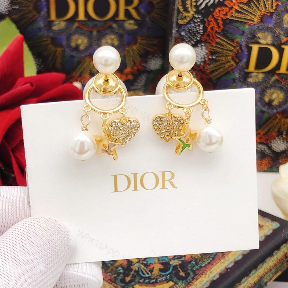 View 4 of DIOR Pearl charm earrings