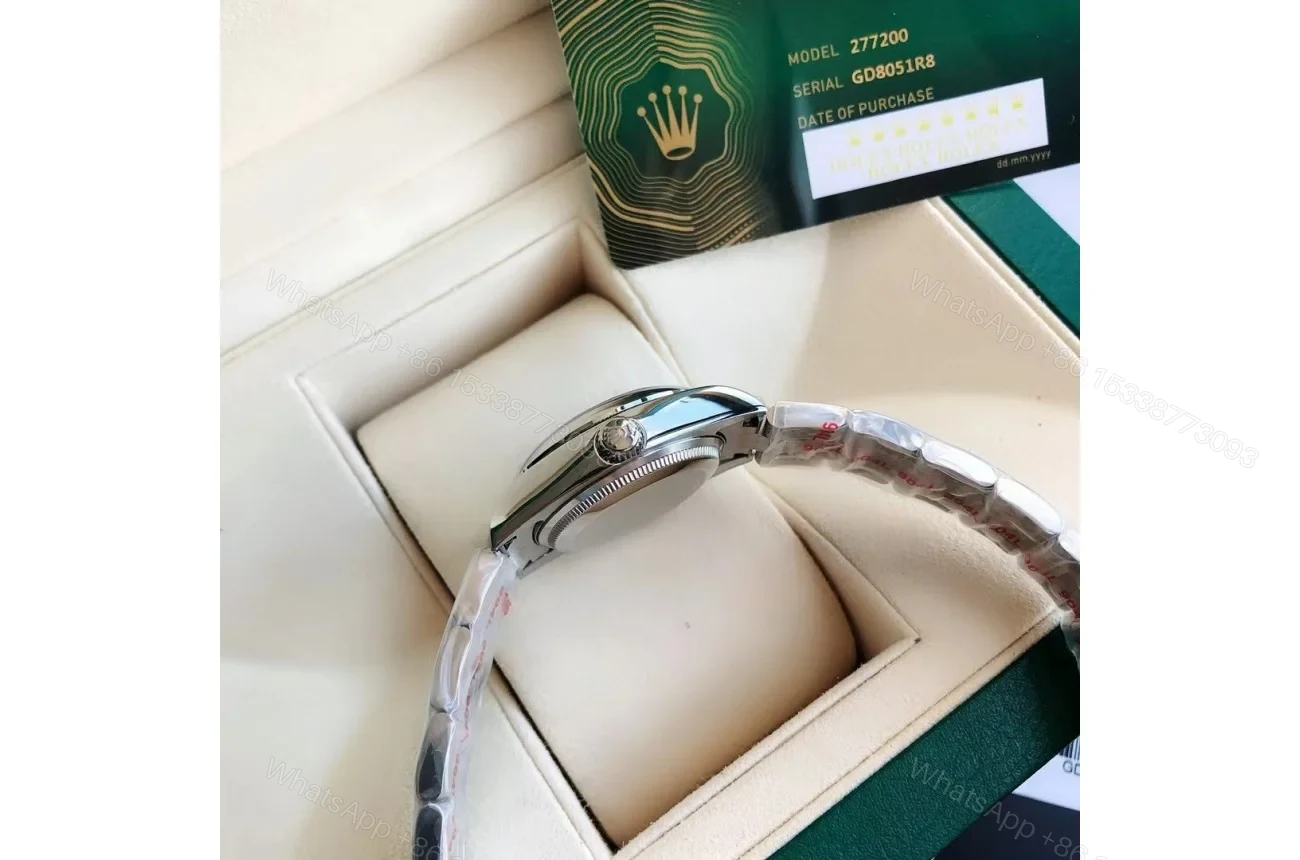 View 8 of Replica Rolex Oyster Perpetual SS/SS Blue/Stk 31/41 mm