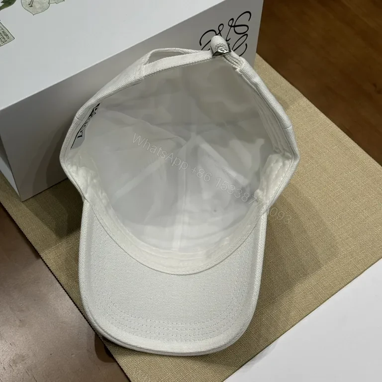 View 4 of Neutral Cotton-Blend Structured Cap: Everyday Luxe
