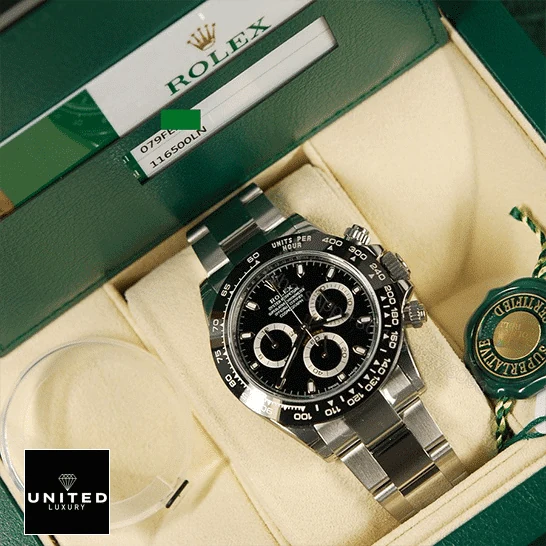 View 10 of Rolex Daytona Black Ceramic Replica