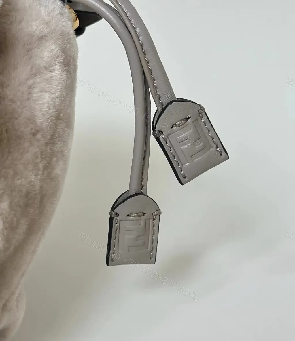 View 6 of Chic Plush Satchel: Textured Luxury with Signature Hardware