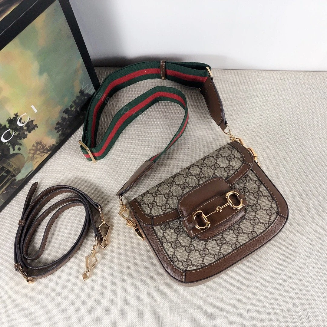 View 7 of Gucci Womens Horsebit 1955 Shoulder bag