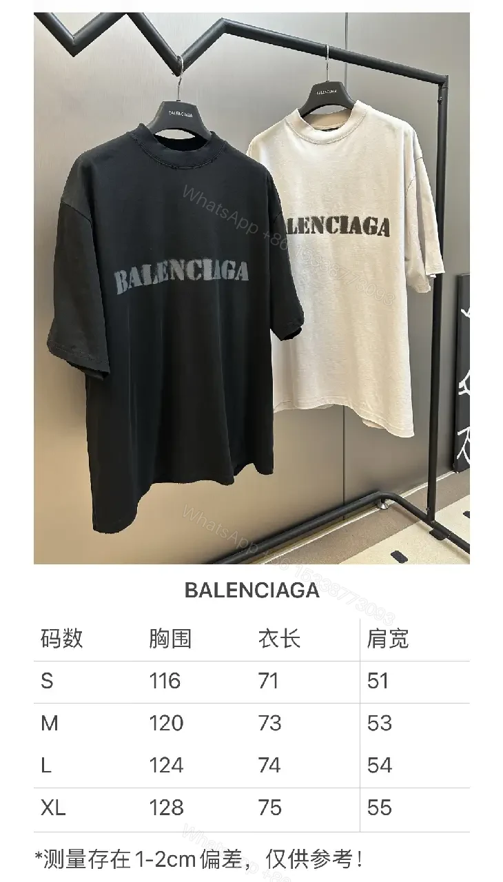 View 11 of Dark Charcoal Oversized Tee with Faded BALenciaga Logo Print Pro