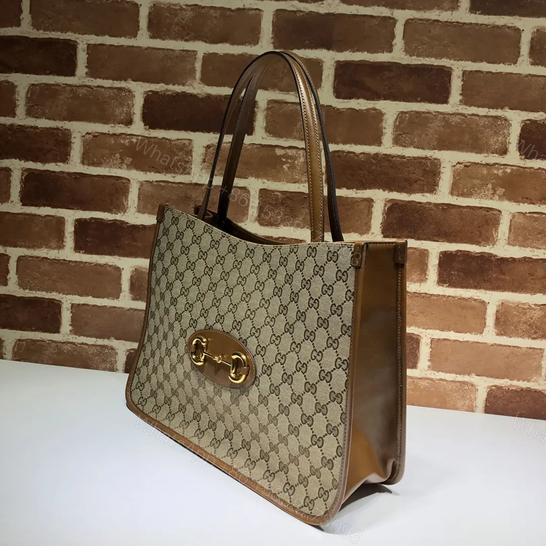 View 2 of Gucci Horsebit 1955 GG Supreme Canvas Leather
