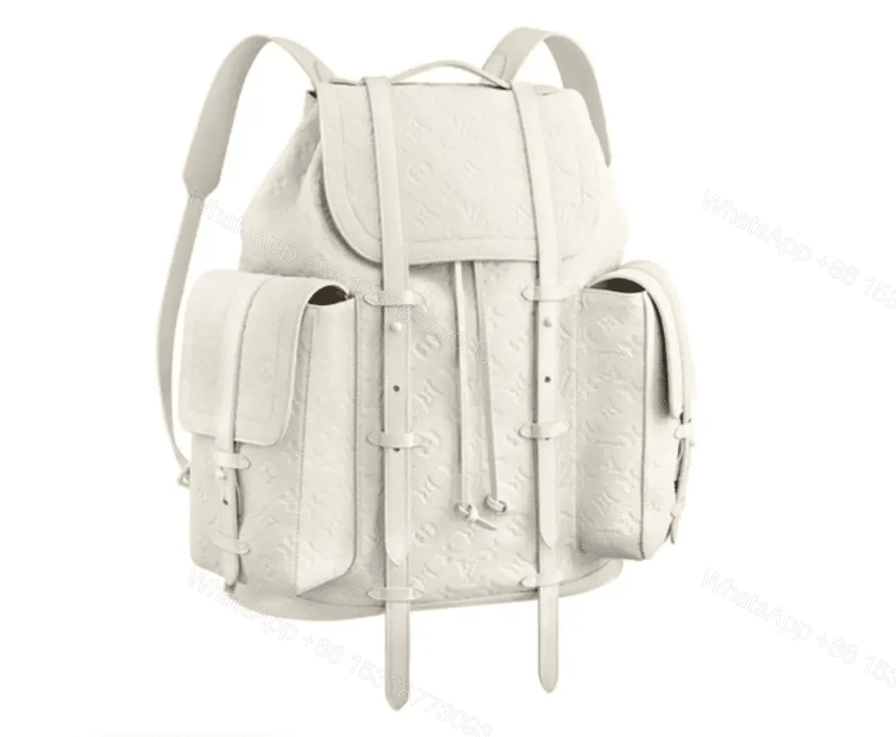 Louis Vuitton Christopher Monogram Empreinte White — view 1