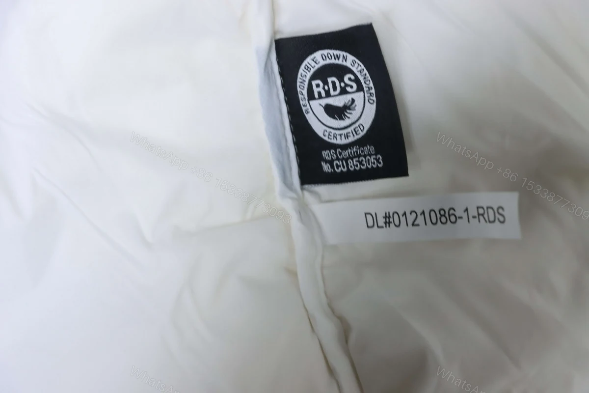 View 7 of TheNorthFace Large checkered down jacket 'White Black'