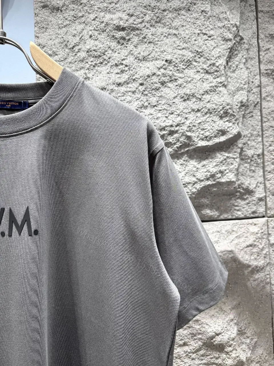 View 7 of Minimalist Luxe Graphic Tee - Relaxed Cotton Crew Neck