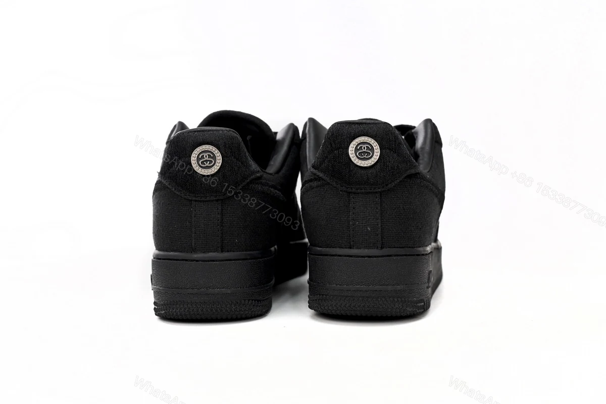 View 2 of Stussy x Nike Air Force 1 Low “Black” CZ9084-001