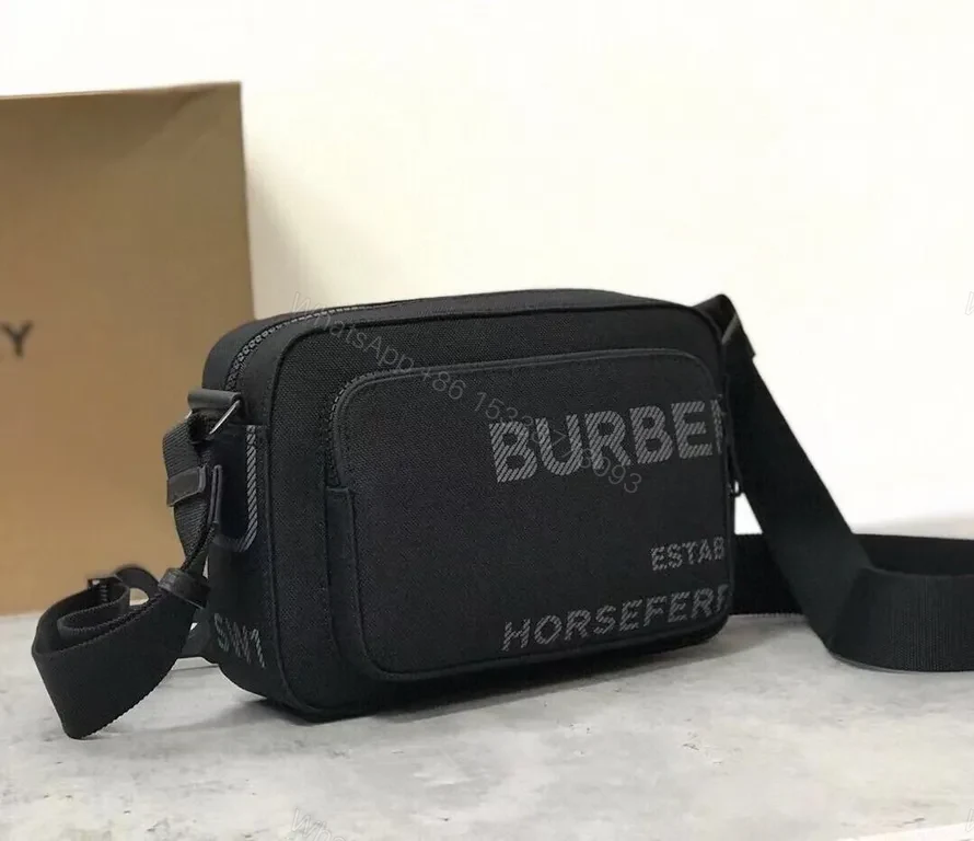 View 5 of Black Burberry Crossbody: Compact Luxury, All-Day Versatility