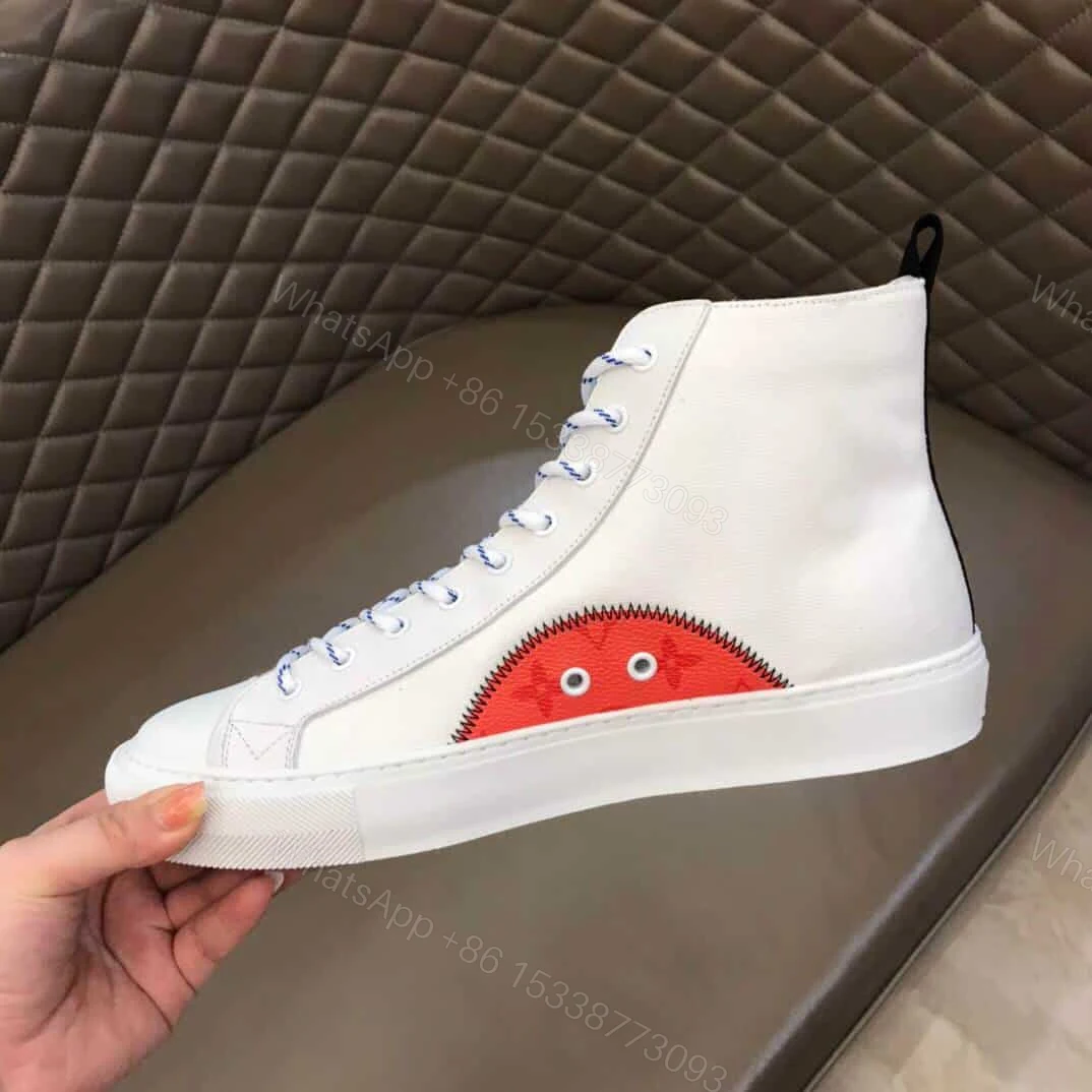 View 3 of LOUIS VUITTON TATTOO HIGH TOP WHITE SNEAKER – LV76