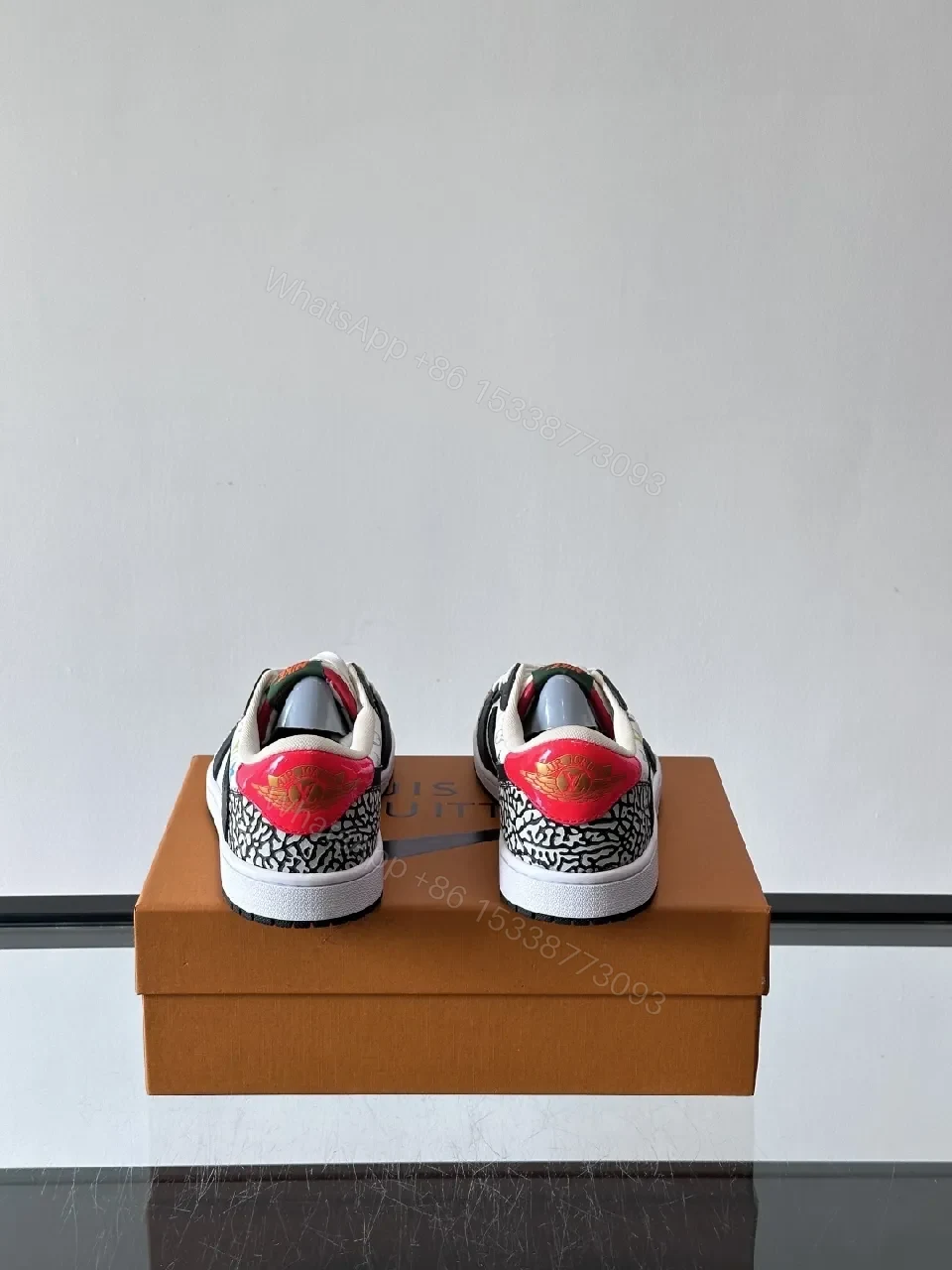 View 5 of Colorful Premium Detailing High-Top Sneakers